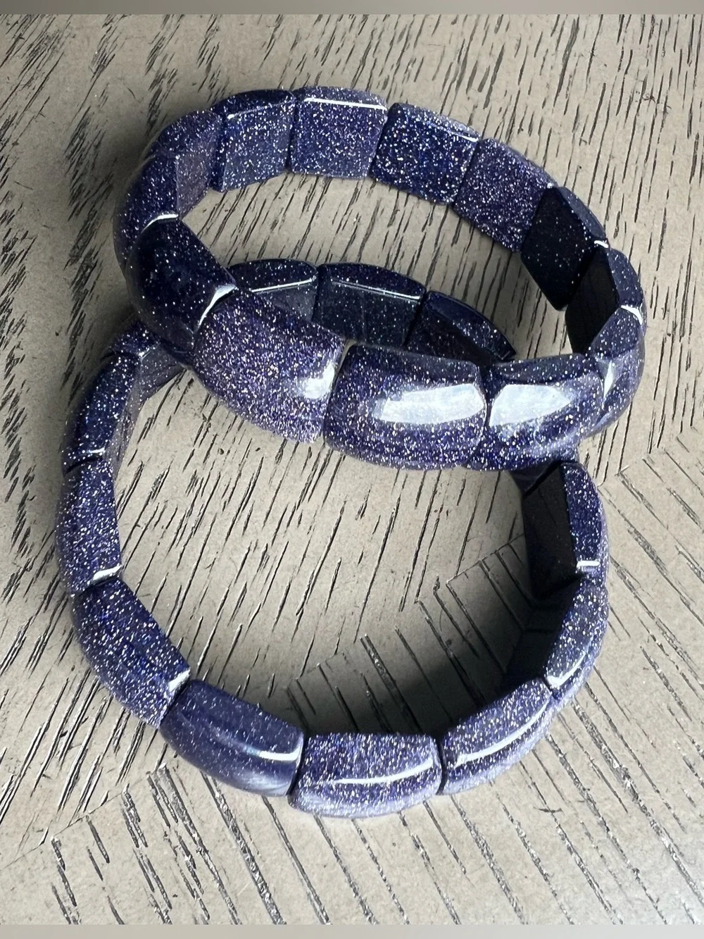 Blue Sandstone soft bangle SIZE 7.5’ ( ONE )